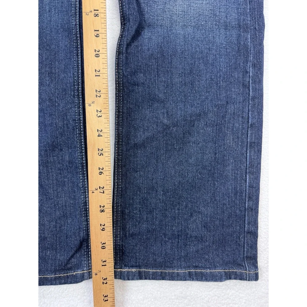 Ariat M7 Slim Straight Jeans Mens 31x32 Blue Medium Wash Distressed Denim Pants